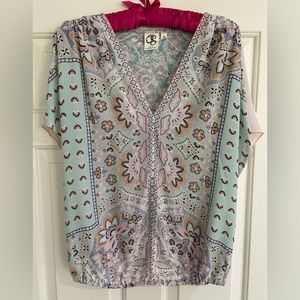 Anthropologie One September Printed Blouse (Small)